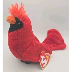 2004 Ty Beanie Baby "Redford" Retired Redbird Cardinal BB9